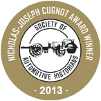 Winner of the 2013 Nicholas-Joseph Cugnot Award