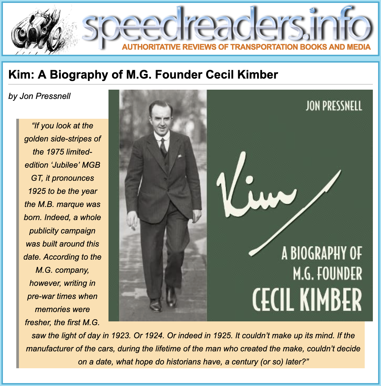 Cecil Kimber